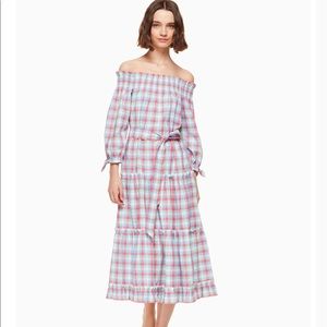 kate spade off the shoulder dress